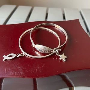 Matching Silver Bracelets